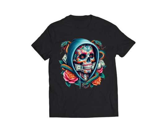 Graffiti Colorful Skull Face