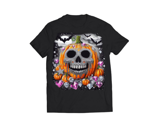 Rhinestone Pumpkin Halloween